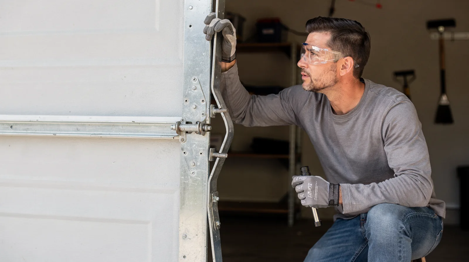 Should you attempt garage door track repair yourself